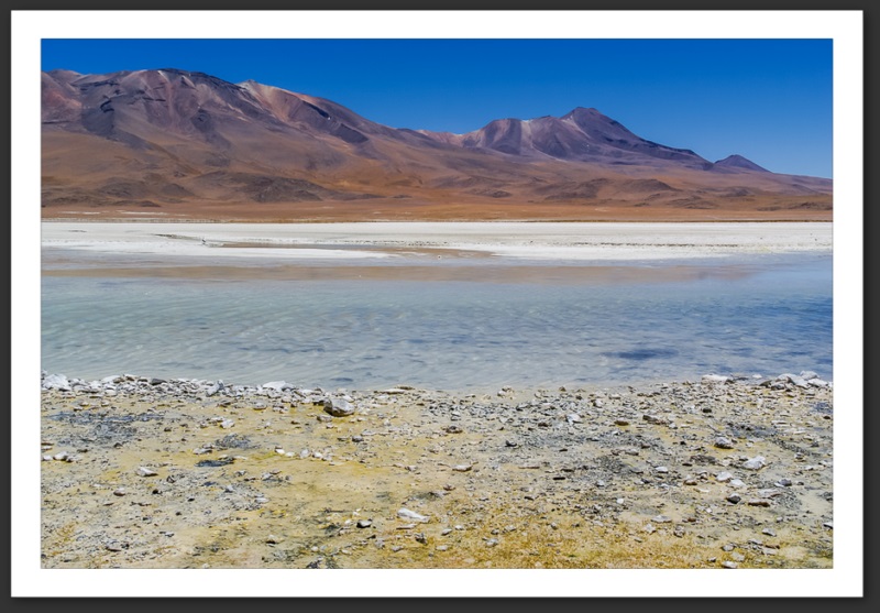Bolivie Lagunes Laguna Verde Licancanbur Laguna Colorada