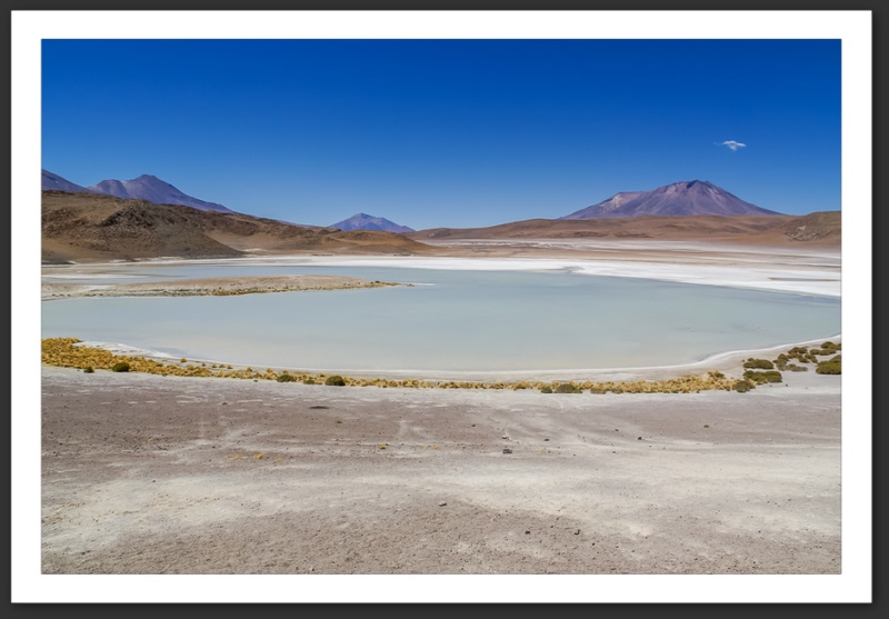 Bolivie Lagunes Laguna Verde Licancanbur Laguna Colorada