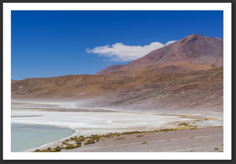 Bolivie Lagunes Laguna Verde Licancanbur Laguna Colorada