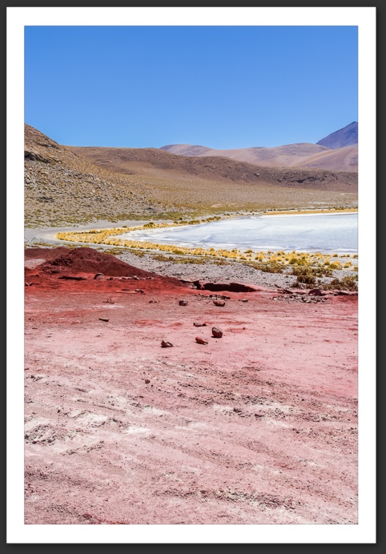 Bolivie Lagunes Laguna Verde Licancanbur Laguna Colorada