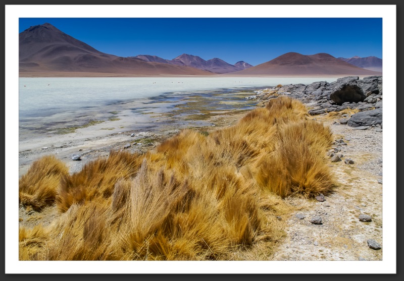 Bolivie Lagunes Laguna Verde Licancanbur Laguna Colorada