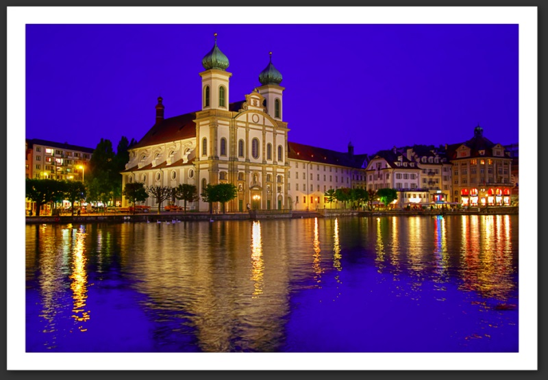 L'église des Jésuites de Lucerne