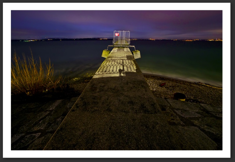 Le Pont des Utopies Neuchâtel nightshots photos de nuit