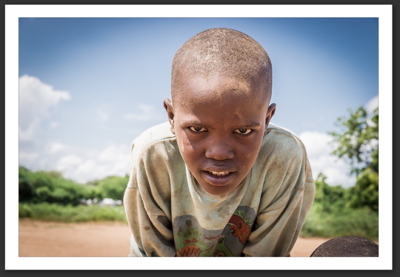 Portrait enfant Kakuma Turkana Kenya UNHCR Refugee Camp