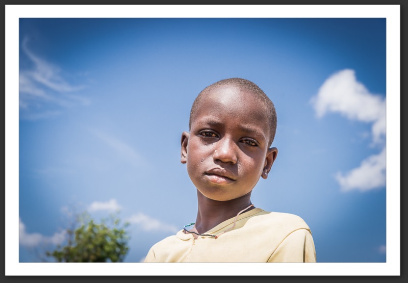 Portrait enfant Kakuma Turkana Kenya UNHCR Refugee Camp