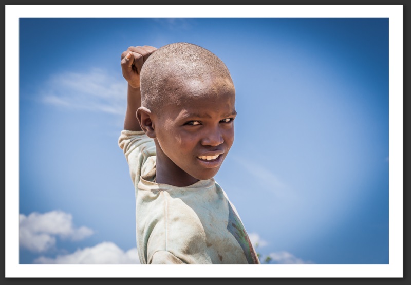 Portrait enfant Kakuma Turkana Kenya UNHCR Refugee Camp