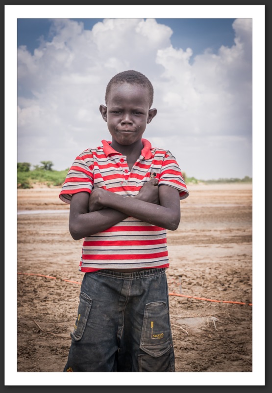 Portrait enfant Kakuma Turkana Kenya UNHCR Refugee Camp