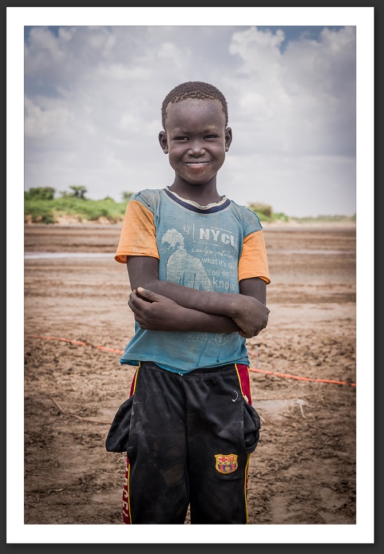 Portrait enfant Kakuma Turkana Kenya UNHCR Refugee Camp