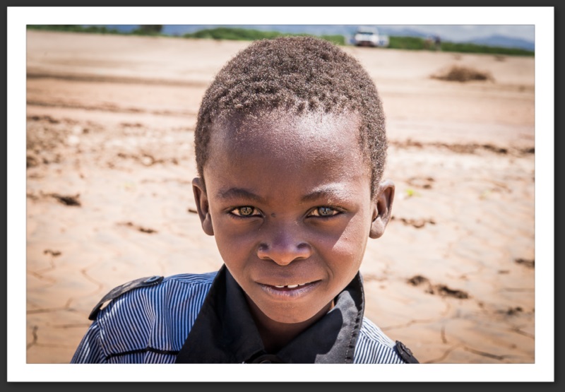 Portrait enfant Kakuma Turkana Kenya UNHCR Refugee Camp