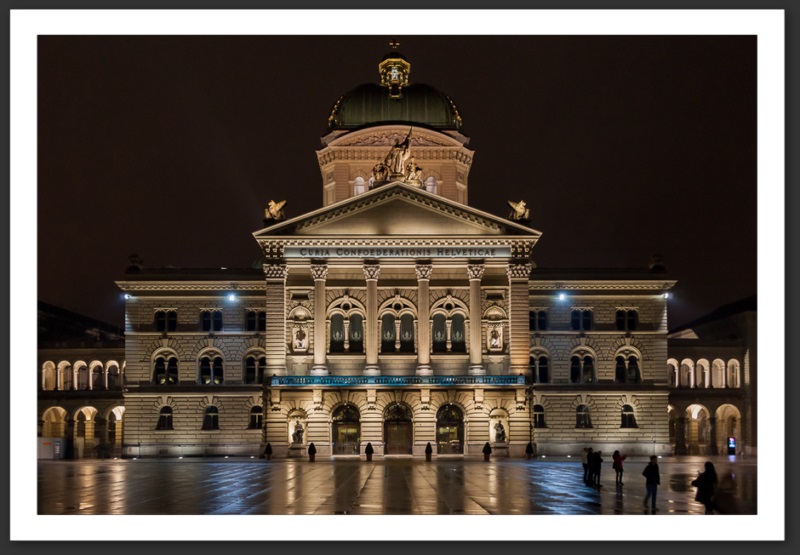 Palais Fédéral Berne Suisse Confédération Hélvétique 