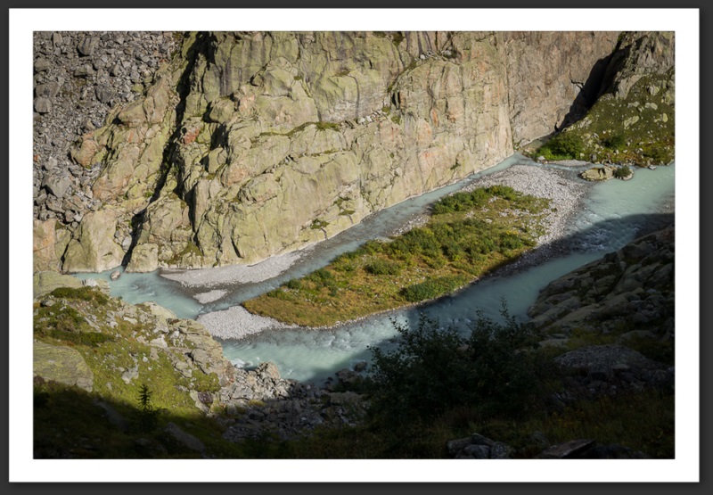 Triftbahn Triftbrücke vallée du Trift Oberland bernois Berne Suisse Switzerland