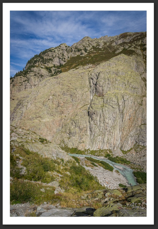 Triftbahn Triftbrücke vallée du Trift Oberland bernois Berne Suisse Switzerland