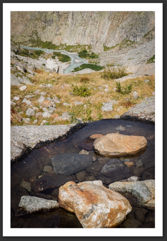 Triftbahn Triftbrücke vallée du Trift Oberland bernois Berne Suisse Switzerland