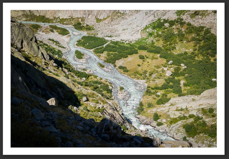 Triftbahn Triftbrücke vallée du Trift Oberland bernois Berne Suisse Switzerland