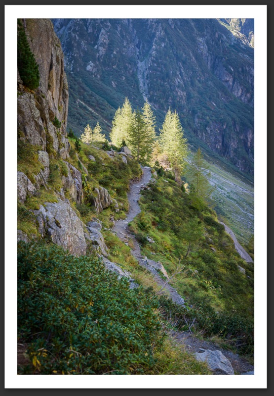 Triftbahn Triftbrücke vallée du Trift Oberland bernois Berne Suisse Switzerland
