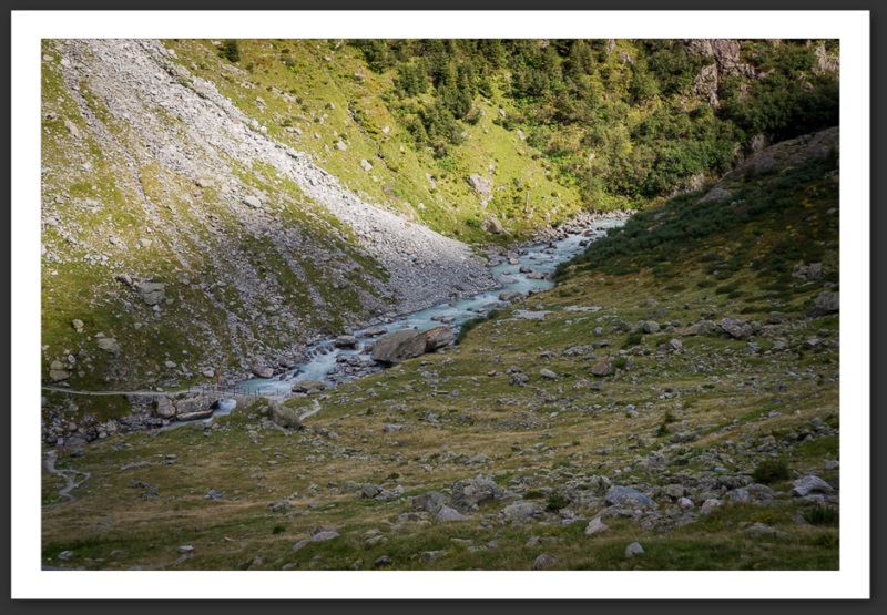 Triftbahn Triftbrücke vallée du Trift Oberland bernois Berne Suisse Switzerland