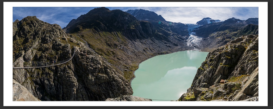 Triftbahn Triftbrücke vallée du Trift Oberland bernois Berne Suisse Switzerland