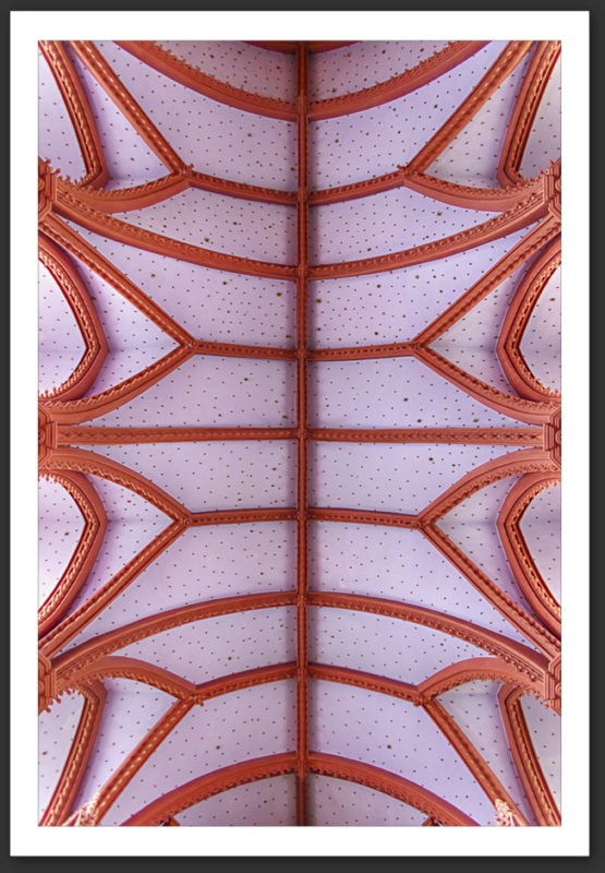 Basilique Notre-Dame de l'Assomption Eglise Rouge Neuchâtel Voûtes