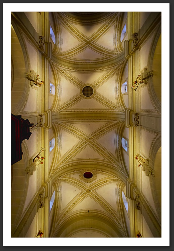 Collégiale Hofkirche Lucerne Voûtes