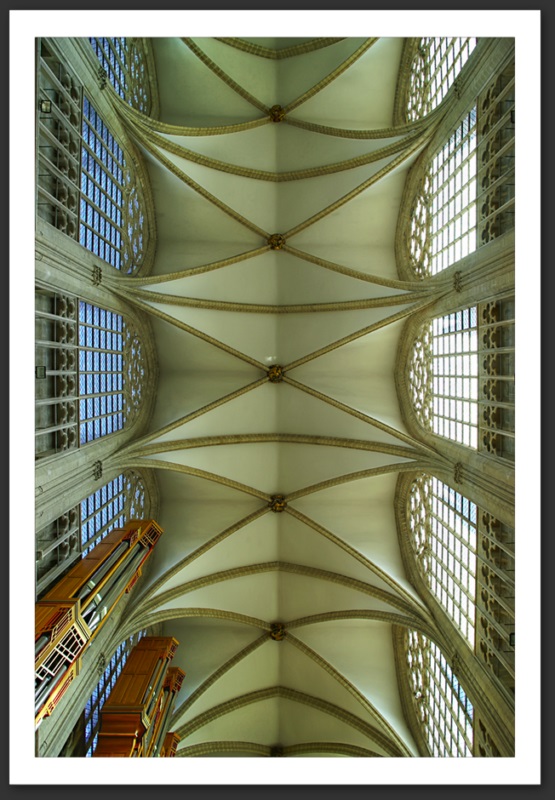 Eglise St Gudule Bruxelles Voûtes